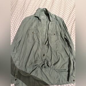 American Eagle Outfitters Sage Green Shirt